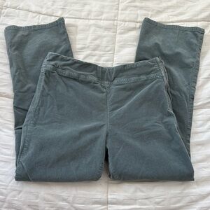 Free People - Velvet Crop Slim Flare Pants SMALL